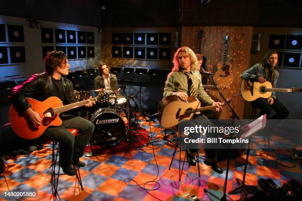 Collective Soul during studio performance on September 20th, 2006 in New York City.