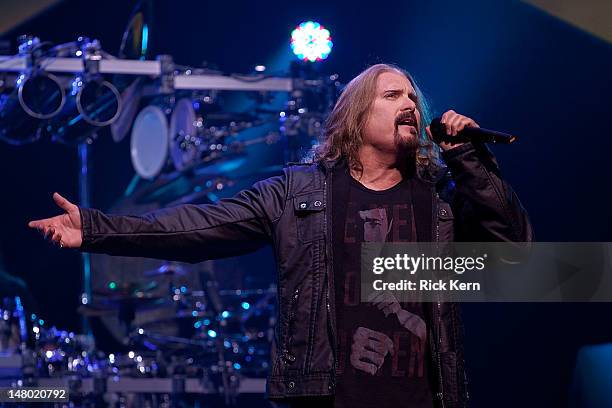 Vocalist James LaBrie of Dream Theater performs at ACL Live on July 7, 2012 in Austin, Texas.