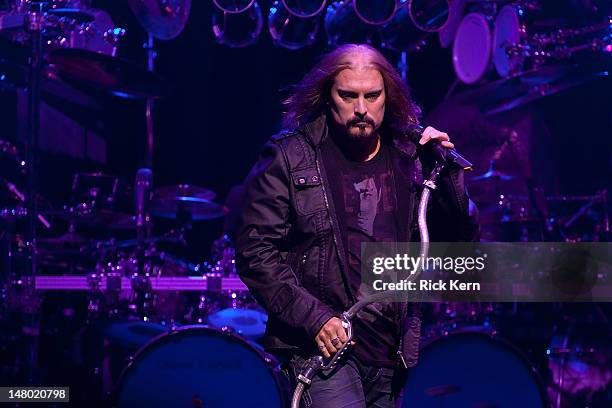 Vocalist James LaBrie of Dream Theater performs at ACL Live on July 7, 2012 in Austin, Texas.