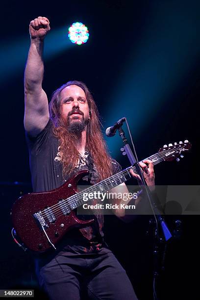 Musician John Petrucci of Dream Theater performs at ACL Live on July 7, 2012 in Austin, Texas.