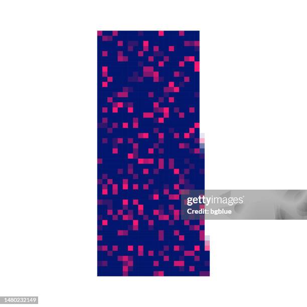 saskatchewan map in pixels on white background - saskatchewan stock illustrations