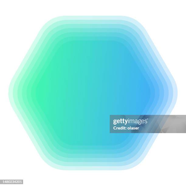 stacked multiple hexagonal blobs, transparent - stacked stone background stock illustrations