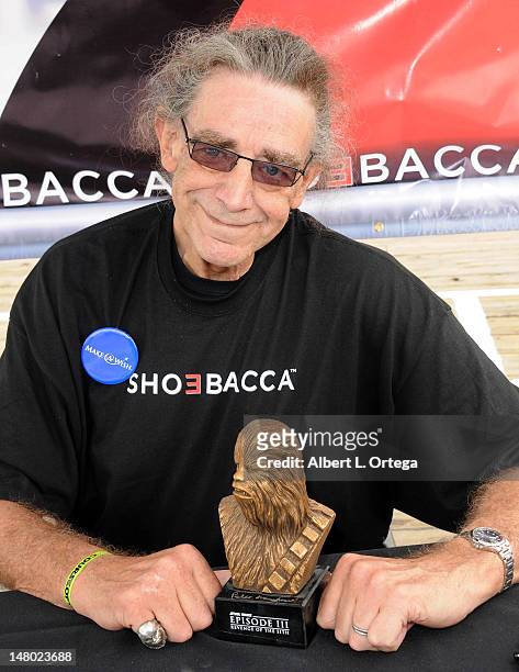 Actor Peter Mayhew participates in The Inaugural "Course Of The Force" Olympic Relay Run with lightsabers to Benefit The Make-A-Wish Foundation...