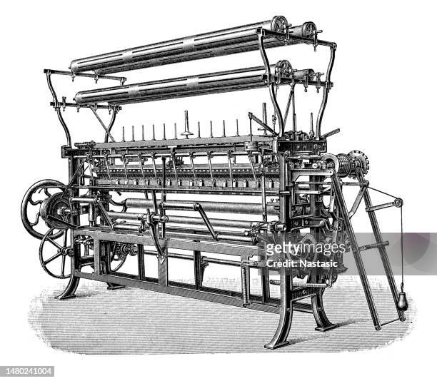knitting machine - 1868 stock illustrations