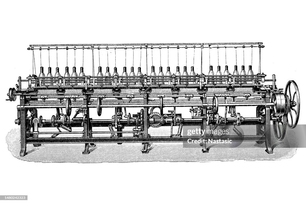 Flat mechanical weaving chair (cotton chair)