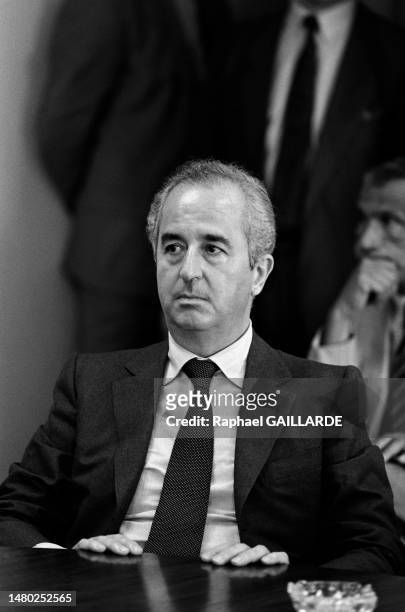 Portrait d'Edouard Balladur, en juillet 1987.
