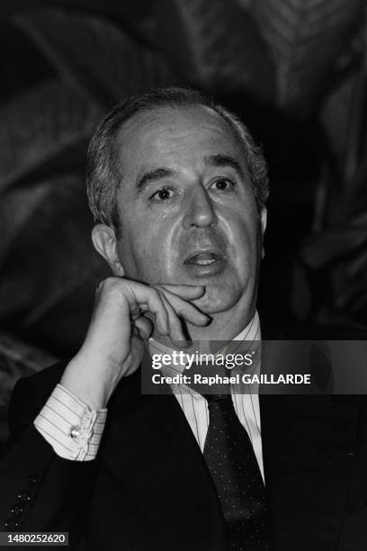 Portrait d'Edouard Balladur, en juillet 1987.