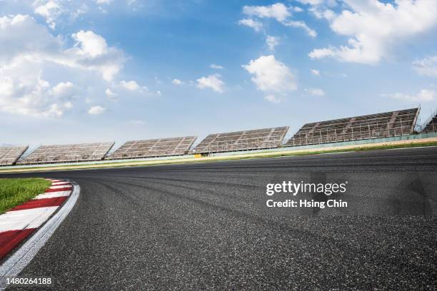 racing track - circuito de carreras de coches fotografías e imágenes de stock