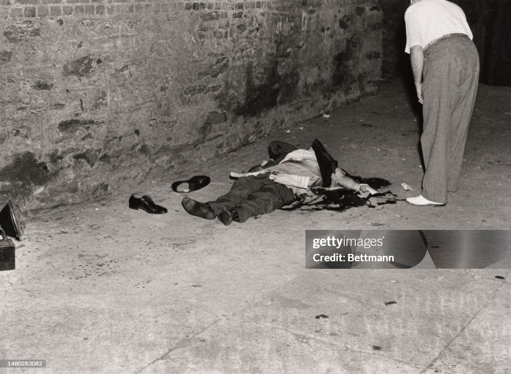 Victim Of Gangland Execution