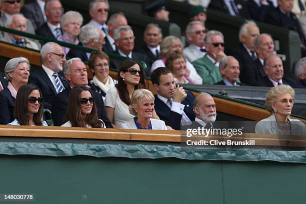 Pippa Middleton, Catherine, Duchess of Cambridge, Gill Brook, Prince Michael of Kent, Princess Michael of Kent, Sophie Winkleman and Lord Frederick...