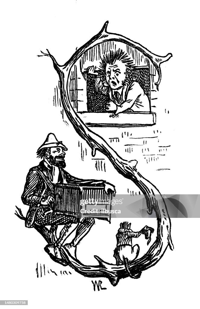 British satire caricature comic cartoon illustration