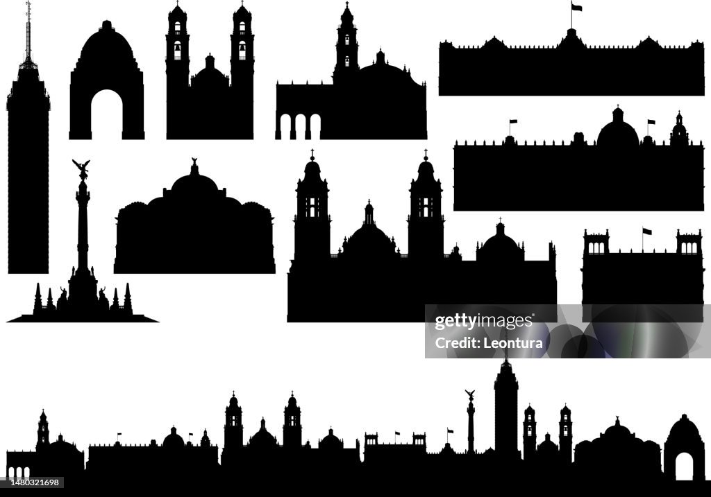 Mexiko-Stadt (alle Gebäude sind vollständig und beweglich, siehe oben)