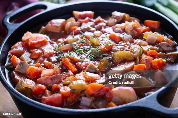 vegetable stew - vegetable stew stock pictures, royalty-free photos & images