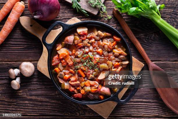 vegetable stew - stew stock pictures, royalty-free photos & images