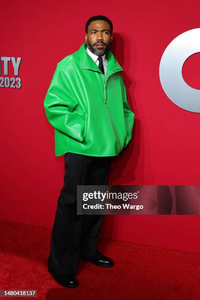 Donald Glover attends GQ's Global Creativity Awards on April 06, 2023 in New York City.