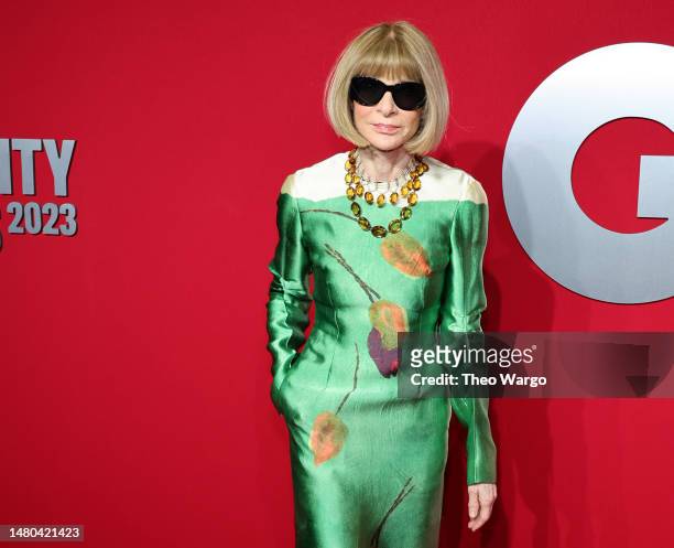 Anna Wintour attends GQ's Global Creativity Awards on April 06, 2023 in New York City.