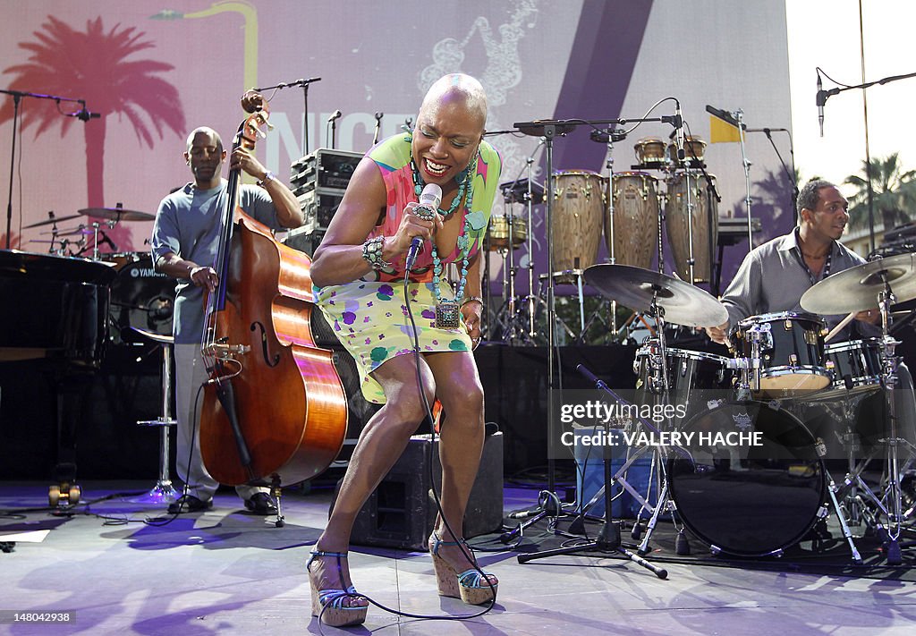 US singer Dee Dee Bridgewater performs o