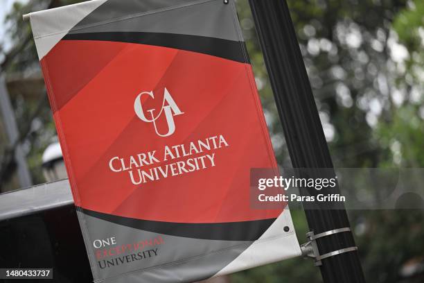 General view of Clark Atlanta University during the HBCU screening of "All American: Homecoming" at Clark Atlanta University on April 06, 2023 in...