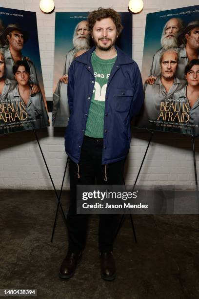 Michael Cera attends "Beau Is Afraid" special screening at Metrograph on April 06, 2023 in New York City.