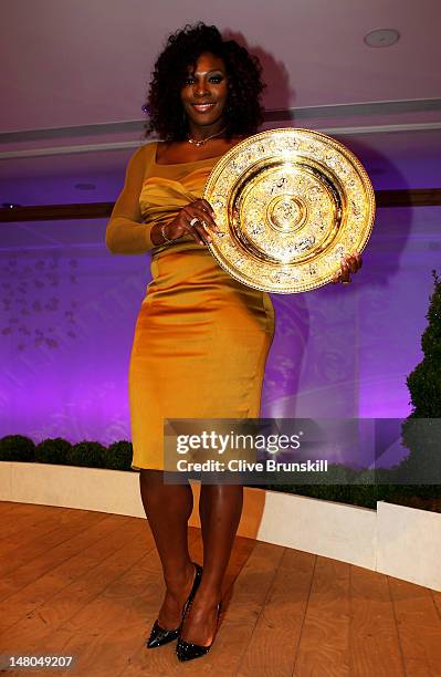 Attends the Wimbledon Championships 2012 Winners Ball at the InterContinental Park Lane Hotel on July 8, 2012 in London, England.