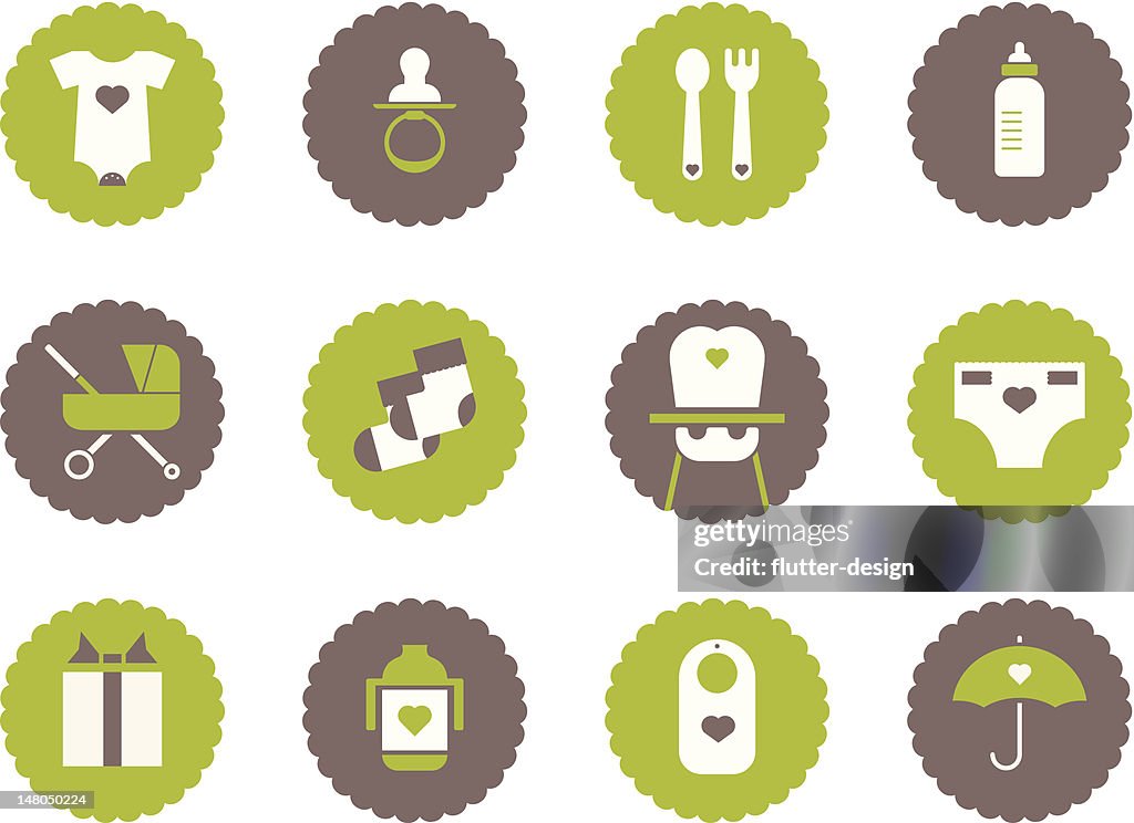 Gender Neutral Baby Icons