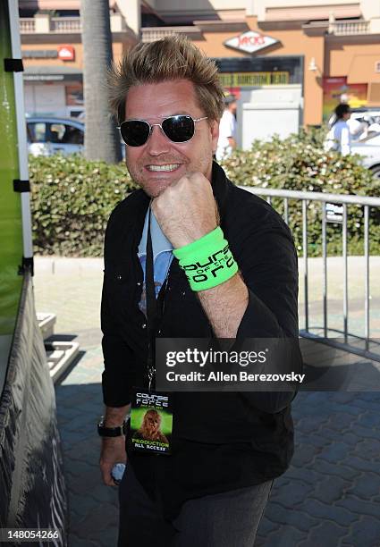 Actor Alex Albrecht attends Course Of The Force" - Inaugural "Star Wars" Relay "Conival" at Southside Huntington Beach Pier on July 8, 2012 in...