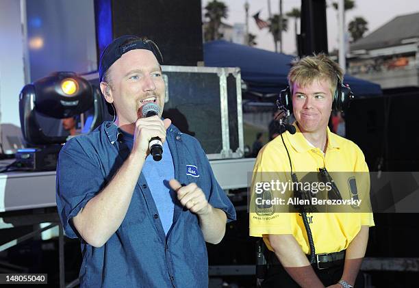 Actor/singer Dan Finnerty of The Dan Band performs at the "Course Of The Force" - Inaugural "Star Wars" Relay "Conival" at Southside Huntington Beach...