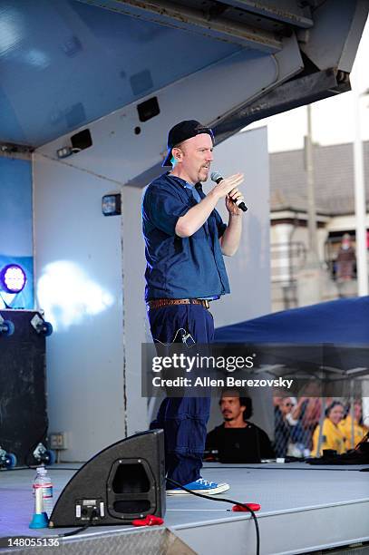 Actor/singer Dan Finnerty of The Dan Band performs at the "Course Of The Force" - Inaugural "Star Wars" Relay "Conival" at Southside Huntington Beach...