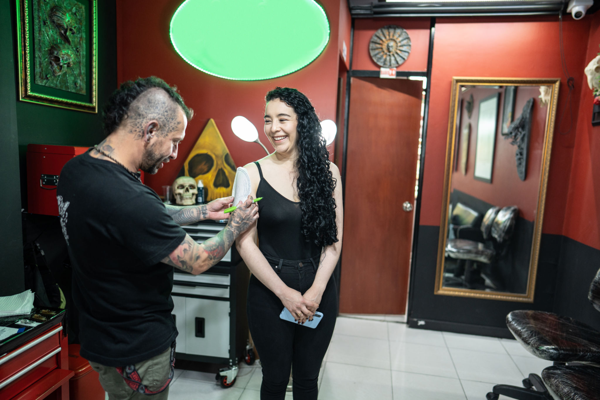 cliente satisfecho tatuaje