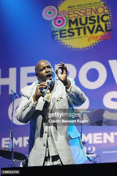 Pastor Marvin Winans attends the 2012 Essence Music Festival at Ernest N. Morial Convention Center on July 8, 2012 in New Orleans, Louisiana.