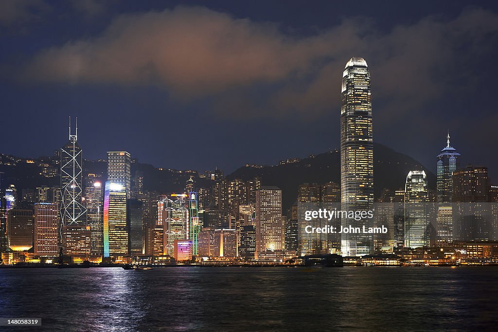 Hong Kong Island seen from Kowloon