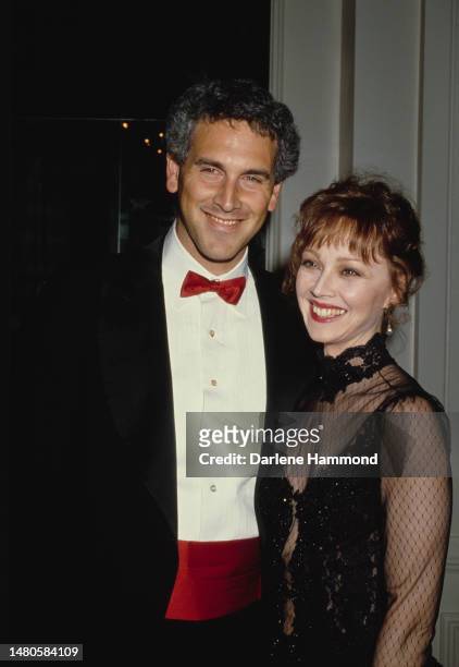 American actress, comedian and singer Shelley Long and her husband, Bruce Tyson, attend the Maple Center Gala, held at the Beverly Hilton Hotel in...