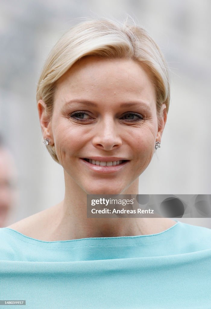 Prince Albert II of Monaco and Princess Charlene Arrival In Berlin