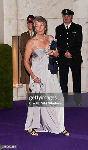 Former Wimbledon Ladies' Champion Virginia Wade attends the Wimbledon Championships Winners Ball at InterContinental Park Lane Hotel on July 8, 2012...