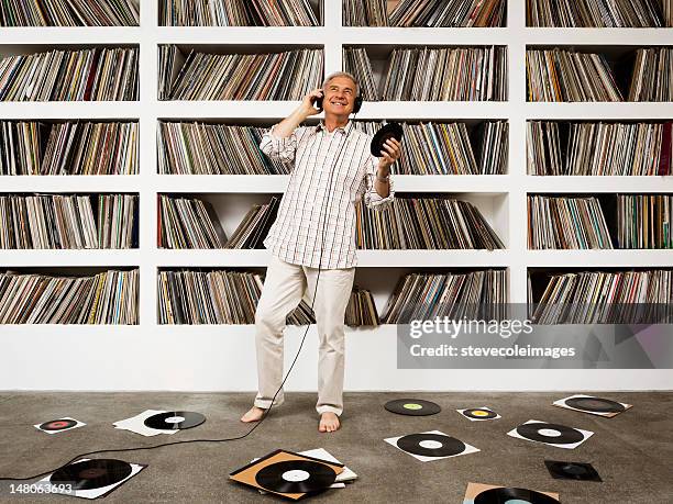easy listening to vinyl records - collection 個照片及圖片檔