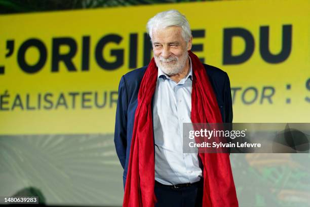 Jacques Weber attends the Claude Chabrol Award Ceremony during the 3rd Reims Polar Film Festival on April 07, 2023 in Reims, France.