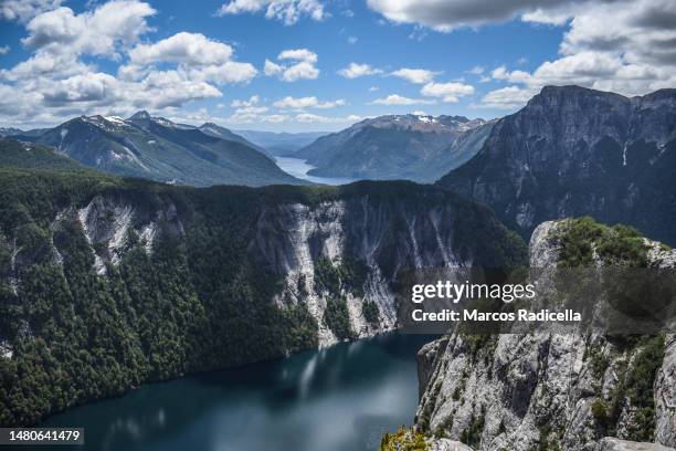 scenic view of bariloche - bariloche argentina stock pictures, royalty-free photos & images