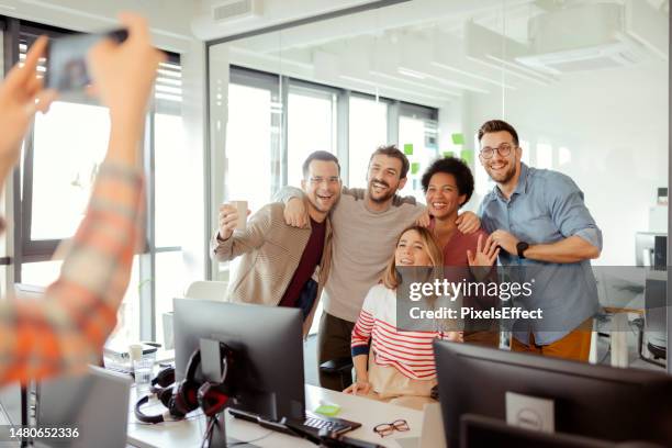 photo of coworkers - wellbeing at work stock pictures, royalty-free photos & images