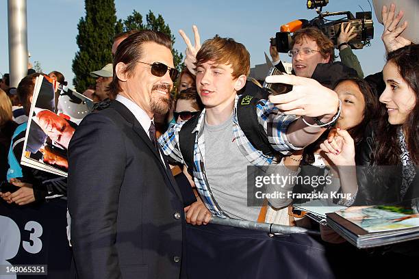 Josh Brolin attends the Men In Black 3 Germany Premiere at O2 World on May 14, 2012 in Berlin, Germany.