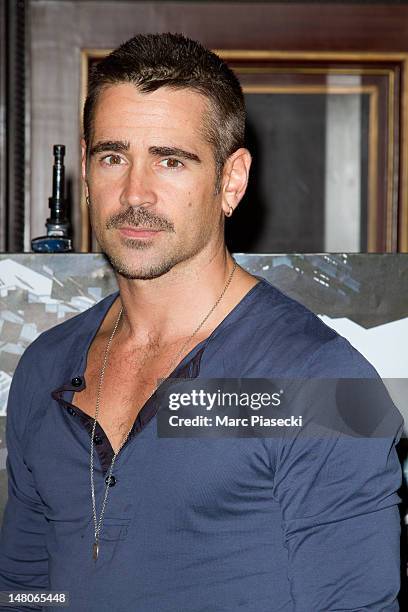 Actor Colin Farrell attends the 'Total Recall' Photocall at Hotel Costes on July 9, 2012 in Paris, France.