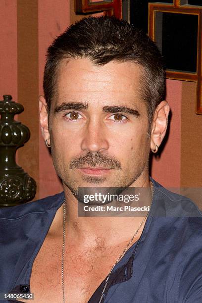 Actor Colin Farrell attends the 'Total Recall' Photocall at Hotel Costes on July 9, 2012 in Paris, France.
