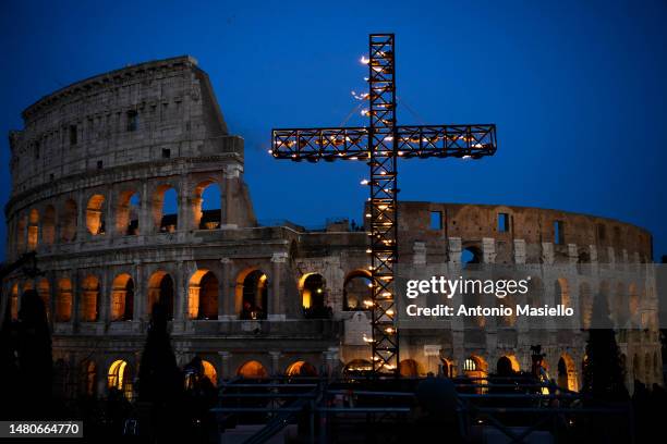 Crosses Rome Pilgrimage Rome Photos and Premium High Res Pictures - Getty Images