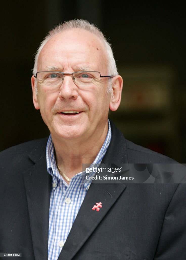 Peter Waterman sighted at BBC radio two on July 9, 2012 in London