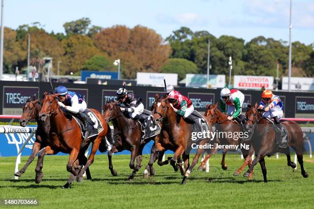 Joao Moreira riding Kristilli wins Race 3 Tresemme Percy Sykes Stakes during The Star Championship Day 2: Longines Queen Elizabeth Stakes Day -...