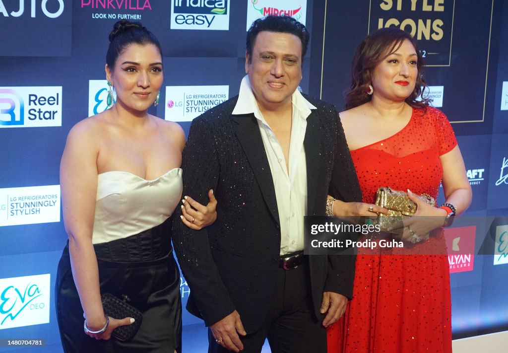 Tina Ahuja, Govinda and Sunita Ahuja attend the Pinkvila Style Icon