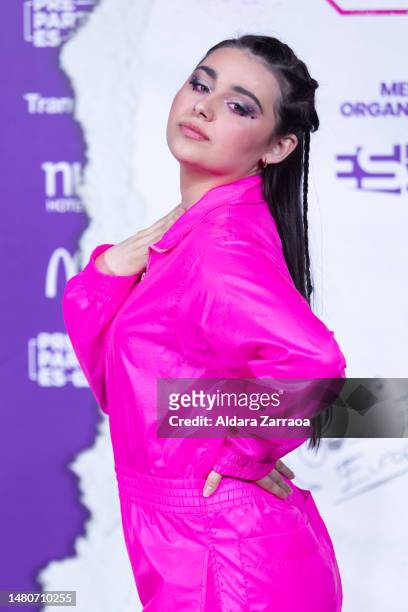 Alessandra, Norway’s entrant for the Eurovision Song Contest 2023, attends the Eurovision PreParty 2023 photocall at Sala La Riviera on April 07,...