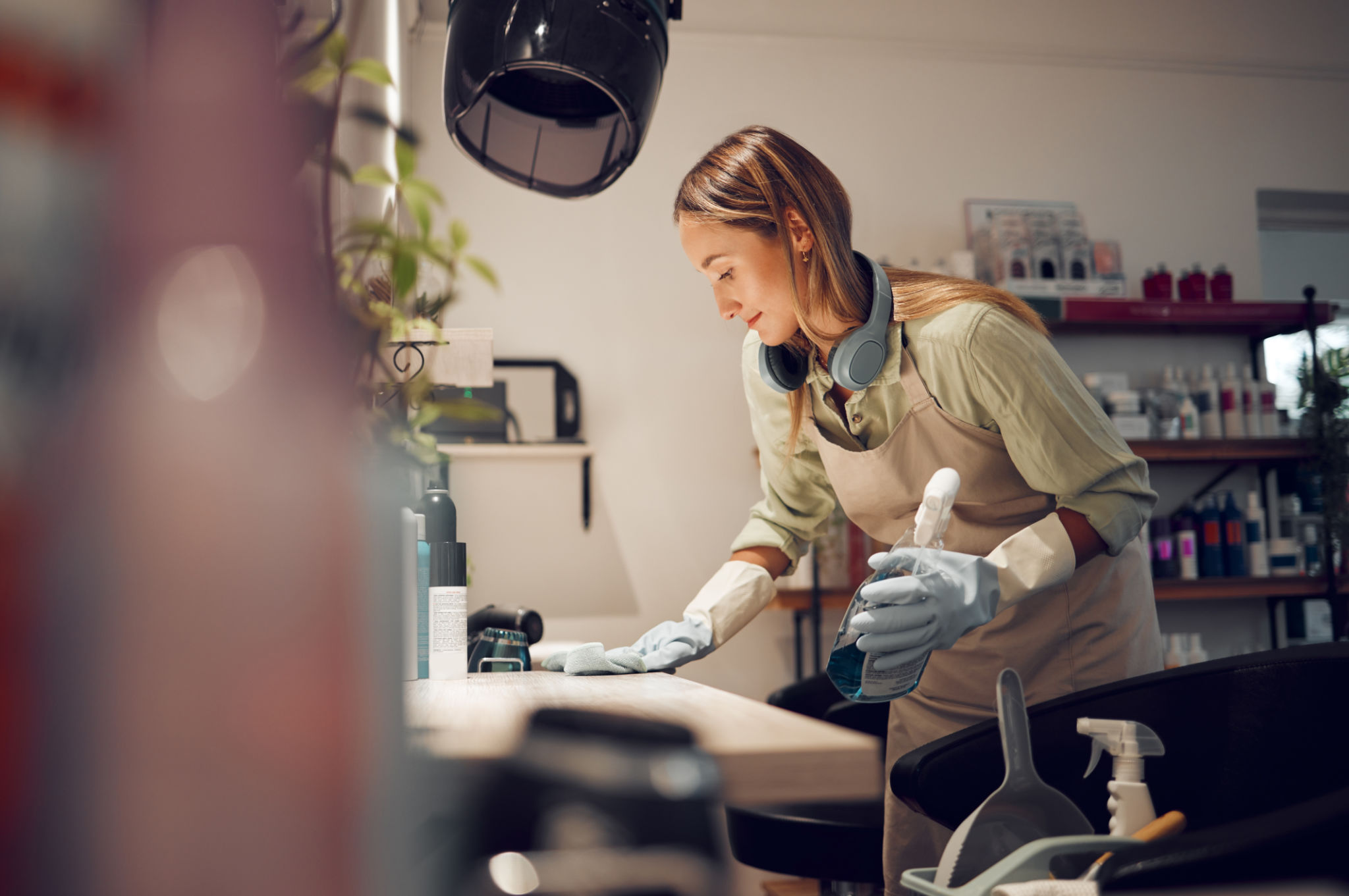 clean beauty salon