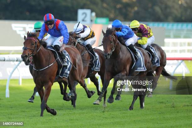 Tom Marquand riding Dubai Honour wins Race 8 Longines Queen Elizabeth Stakes during The Star Championship Day 2: Longines Queen Elizabeth Stakes Day...