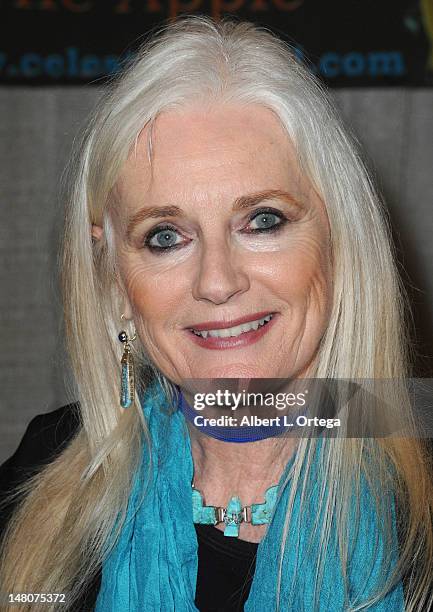 Actress Celeste Yarnall attends the 1st Annual PopCon LA Pop Culture Convention held at Los Angeles Convention Center on July 8, 2012 in Los Angeles,...