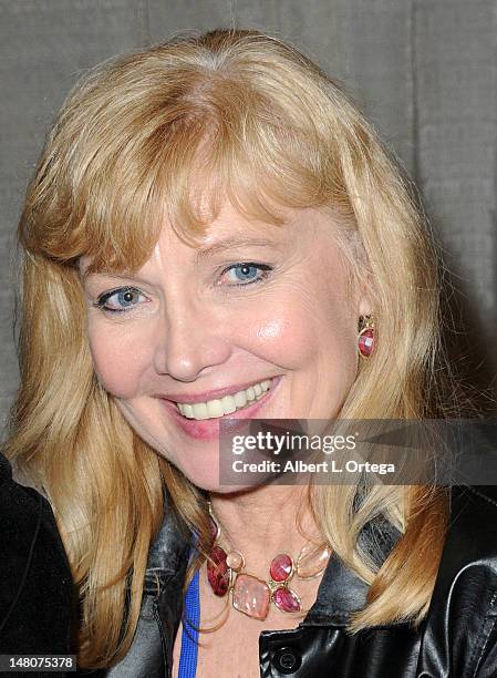 Actress Cindy Morgan attends the 1st Annual PopCon LA Pop Culture Convention held at Los Angeles Convention Center on July 8, 2012 in Los Angeles,...